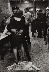Anders Petersen, Sigrid dancing (from the series: Café Lehmitz, Hamburg), c. 1970, Vintage gelatin silver print