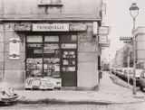 Tata Ronkholz, Bürgerstraße 14, Düsseldorf, 1979, Ferrotyped gelatin silver print on Agfa paper