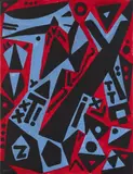 A. R. Penck, Konstruktion in den Raum hinein