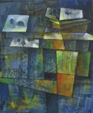 Max Ernst, Flaneurs (Les enfants de la Huchette), 1954, Oil on canvas