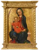 Umbrian School 15th century, The Virgin with Child, Tempera on panel