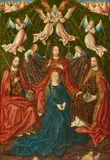 Jan Baegert, The Coronation of the Virgin, Oil on panel (parquetted)