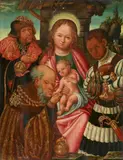 The Adoration of the Magi by Heinrich Vogtherr, Oil on panel (parquetted), offered Nov 2021