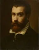 Florentine School around 1600, Portrait of a Young Man with a Beard, Oil on panel