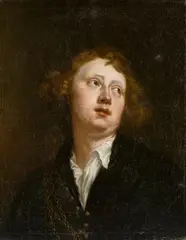 Anthonis van Dyck circle or studio of, Portrait of the Composer and Organist Hendrik Liberti, Oil on canvas