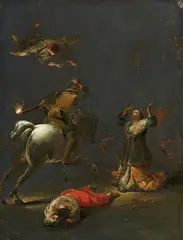 Leonaert Bramer, Martyrdom of a Saint, Oil on slate
