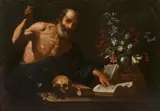 Saint Jerome by Bartolomeo Passante Giacomo Recco, Oil on canvas (relined), offered Nov 2021