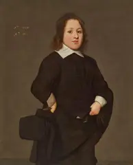 attributed to Mathijs Harings, Portrait of a 10-year-old boy, Oil on canvas (relined)