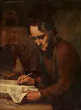 Gerbrand van den Eeckhout, Saint Lucas, Oil on panel