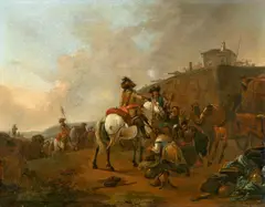 Jan Wyck, Soldiers with Loot, Oil on panel