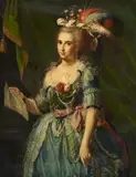 Ludovico Gallina, Portrait of Lucrezia Martinengo Colleoni, Oil on canvas (relined)