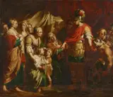 Pieter Jozef Verhaghen, The Family of Darius before Alexander the Great, Oil on canvas (relined)
