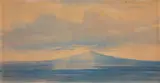 Iscia in the Bay of Naples by Christian Morgenstern, Watercolour on paper, offered Nov 2021