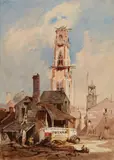 Eduard Hildebrandt, Baltimore, Watercolour