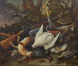Philippe Brueghel, Hunting Still Life, Oil on canvas (relined)