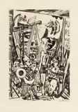 Max Beckmann, Der große Mann, 1921, Etching on Japan laid paper