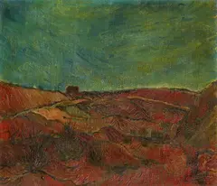 Josef Scharl, Landschaft, 1924, Oil on canvas