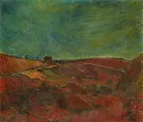 Josef Scharl, Landschaft, 1924, Oil on canvas