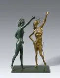 Hommage à Terpsichore (La Danse) by Salvador Dalí, Circa 1977-1984, Bronze, two-part, sold Jun 2021