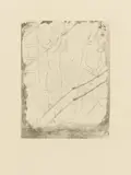 Pablo Picasso, La Famille de Saltimbanques au Macaque, 1905, Etching on wove paper with watermark "VAN GELDER ZONEN"