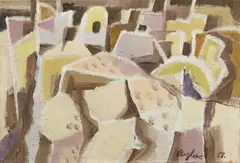 Scirocco by Eduard Bargheer, 1968, Oil on canvas, sold Jun 2021