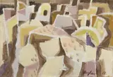 Eduard Bargheer, Scirocco, 1968, Oil on canvas