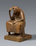 Sitzende Alte by Gerhard Marcks, 1973, Bronze, sold Jun 2021