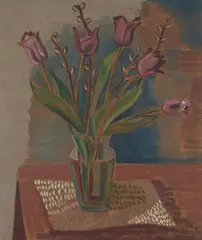 Bruno Goller, Blumenstillleben, Circa 1945-49, Oil on canvas