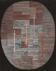 Adolf Fleischmann, Ohne Titel, 1951, Gouache on black paper