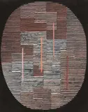 Adolf Fleischmann, Ohne Titel, 1951, Gouache on black paper