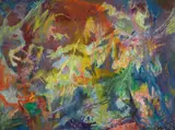 Der Götter Dämmerung by Bernard Schultze, 1996, Oil on canvas, sold Jun 2021