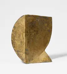 Kopf by Michael Croissant, 1987, Bronze with gold-brown patina. Approx, sold Jun 2021