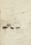 Joseph Beuys, Untitled, 1974, Pencil and fat on card