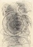 Untitled by Dieter Roth, 1977, Graphite over offset print on folded paper, sold Jun 2021
