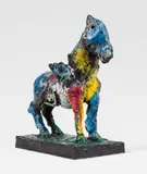 Markus Lüpertz, Pegasus, 2010, Painted bronze. Approx