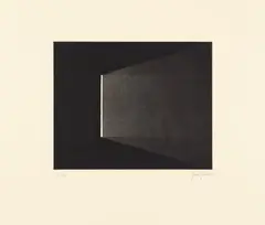 James Turrell, Untitled, 1984, Aquatint etching on paper
