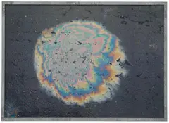 Klaus Rinke, Ölpest, New York, 1971, Chromogenic print on aluminium composite panel