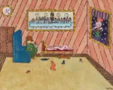 William Copley, Untitled, 1994, Acylic on canvas