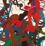Zdeněk Sýkora, Linien Nr. 31, 1985, Oil on canvas