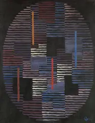Composition # 127 by Adolf Fleischmann, 1955, Oil on canvas, sold Jun 2021