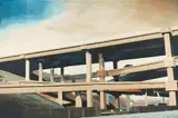 Koen van den Broek, Burning, 2005, Oil on canvas