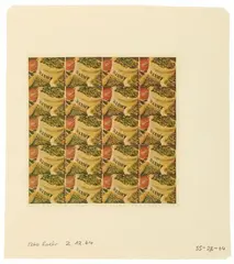 Peter Roehr, Untitled (FO-6), 1964, Paper on card