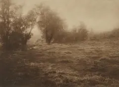 Léonard Misonne, La Prairie, 1922, Oil print