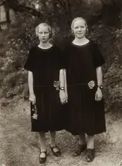 Bauernmädchen by August Sander, 1925, Gelatin silver print, printed 1960s by Gunther Sander, sold Jun 2021