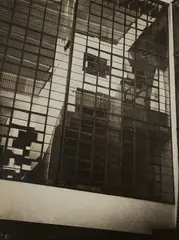 T. Lux Feininger, Bauhaus Dessau, c. 1926, Vintage gelatin silver contact print