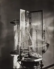 László Moholy-Nagy, Light Space Modulator, 1930, Early ferrotyped gelatin silver print, printed probably 1940s