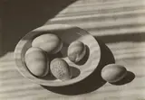 Emmanuel Sougez, Les oeufs au Soleil, 1933, Vintage ferrotyped gelatin silver print