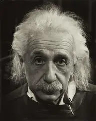 Albert Einstein by Philippe Halsman, 1947, Vintage gelatin silver print, sold Jun 2021