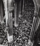 Hannes Kilian, Kölner Dom bei Wiedereinweihung nach dem Krieg