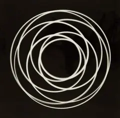 Lichtpendel-Schwingung by Peter Keetman, 1952, Vintage ferrotyped gelatin silver print on Agfa-Brovira paper, sold Jun 2021
